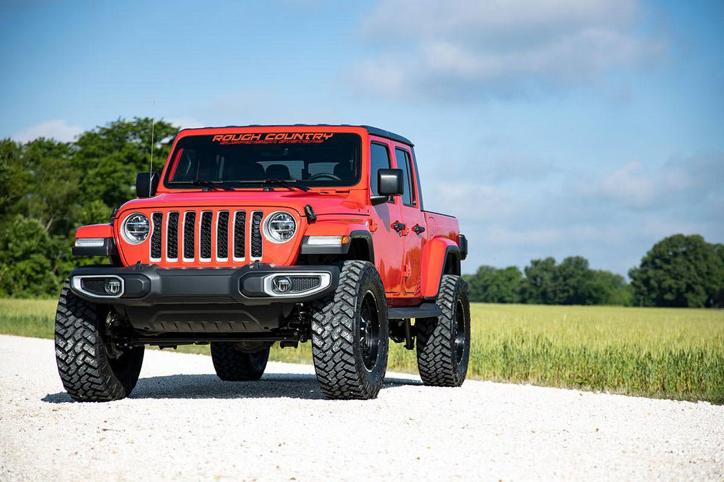 Rough Country 60100 3.5 Inch Jeep Suspension Lift Kit Coil Springs No Shocks (2020 Gladiator) Rough Country - Truck Part Superstore