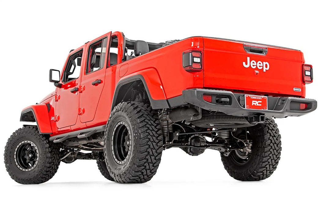 Rough Country 90770 Jeep Wheel to Wheel Nerf Steps 2020 Gladiator JT Rough Country - Truck Part Superstore