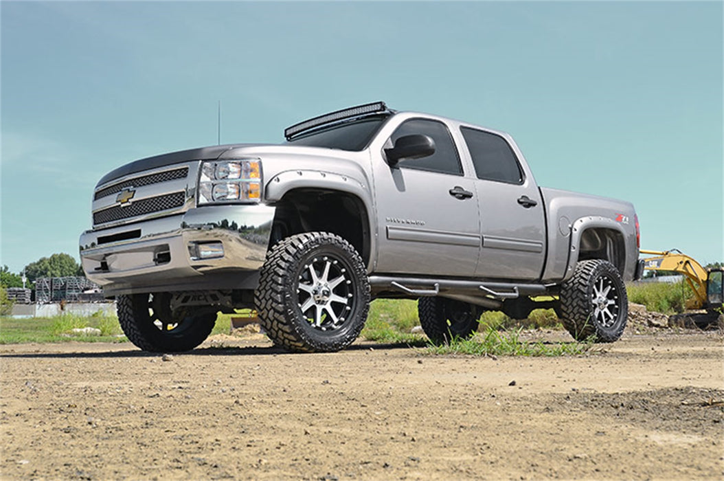 Rough Country F-C10715 Chevrolet Pocket Fender Flares w/Rivets 07-13 Silverado 1500 5 Foot 8 Inch Bed Rough Country - Truck Part Superstore