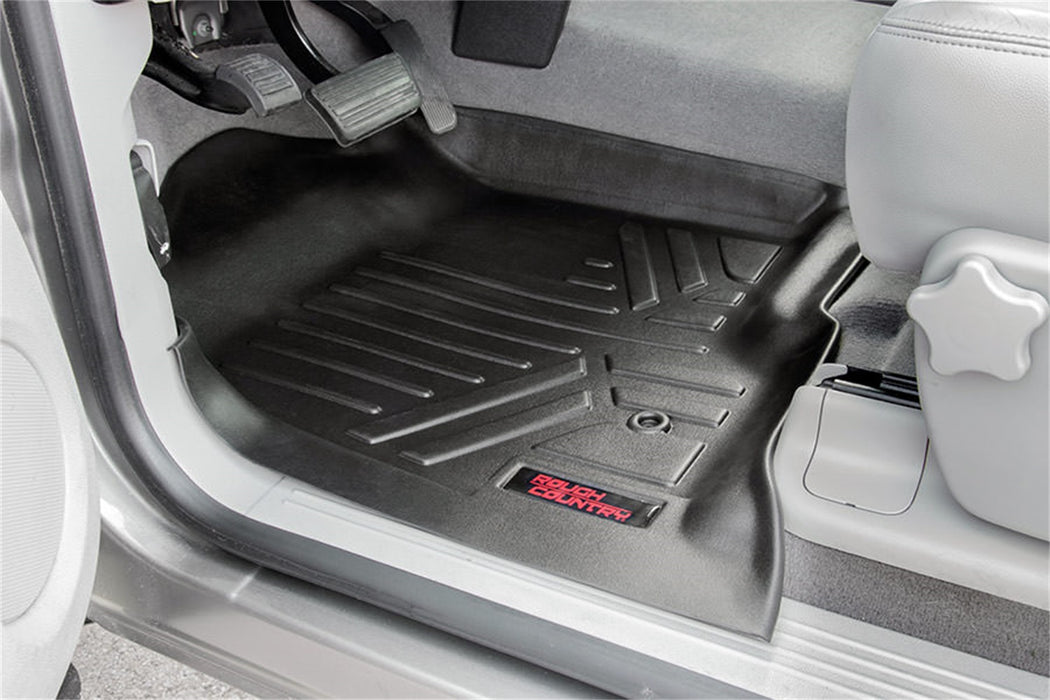 Rough Country M-2071 Heavy Duty Floor Mats Front-07-13 Silverado/Sierra Rough Country - Truck Part Superstore