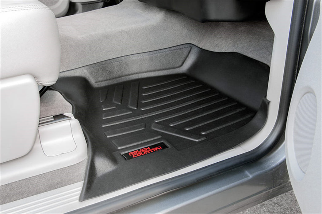Rough Country M-2071 Heavy Duty Floor Mats Front-07-13 Silverado/Sierra Rough Country - Truck Part Superstore