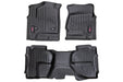 Rough Country M-21412 Heavy Duty Floor Mats Front/Rear-14-19 Silverado/Sierra 1500/2500 HD/3500 HD Double Cab Rough Country - Truck Part Superstore