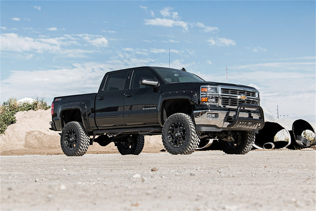 Rough Country F-C11412 Chevrolet Pocket Fender Flares w/Rivets 14-15 Silverado 1500-6.5 Foot/8 Foot Bed Rough Country - Truck Part Superstore