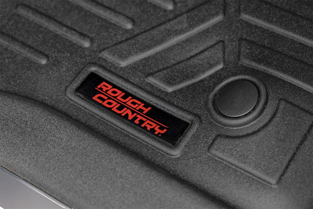 Rough Country M-21712 Floor Mats Front and Rear Bucket Set 21-22 Chevy/GMC Tahoe/Yukon Rough Country - Truck Part Superstore