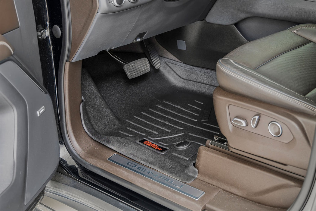 Rough Country M-21712 Floor Mats Front and Rear Bucket Set 21-22 Chevy/GMC Tahoe/Yukon Rough Country - Truck Part Superstore