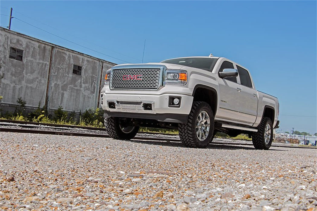 Rough Country 17600 7.0 Inch GMC Suspension Lift Kit 14-18 1500 Denali PU 4WD w/MagneRide Aluminum and Stamped Steel Rough Country - Truck Part Superstore