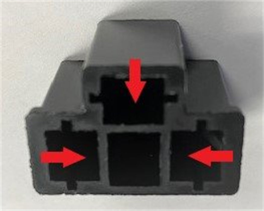 Holley H820 Holley Retrobright Adapter; H4; Ceramic; Non-Standard Plug; Pin-Out Swap; 2 Pc.; - Truck Part Superstore