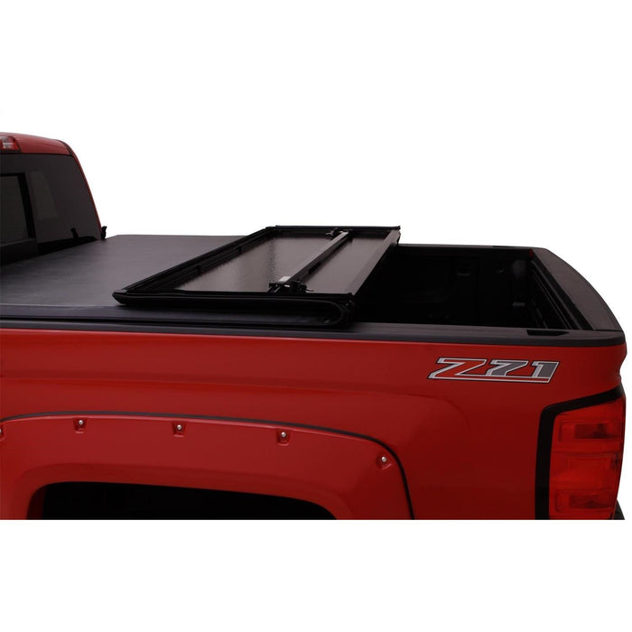 Lund 969262 Lund Hard Fold Tonneau; Black; Excludes Beds w/RamBox Cargo Management; - Truck Part Superstore