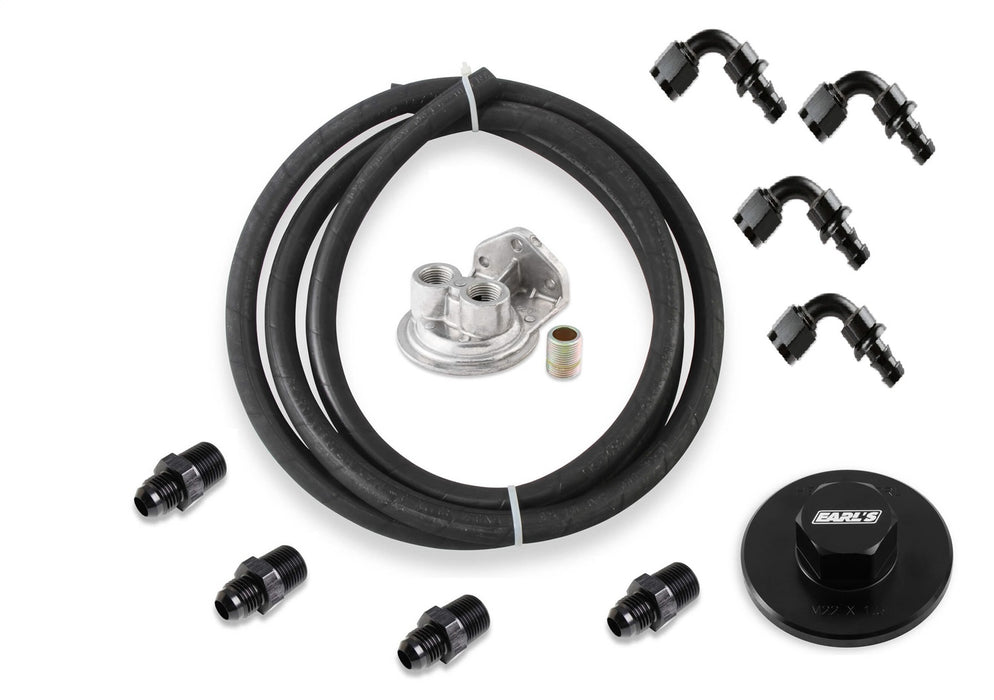 Earl's Performance HEMI0003ERL Oil Filter Relocation Kit - Truck Part Superstore