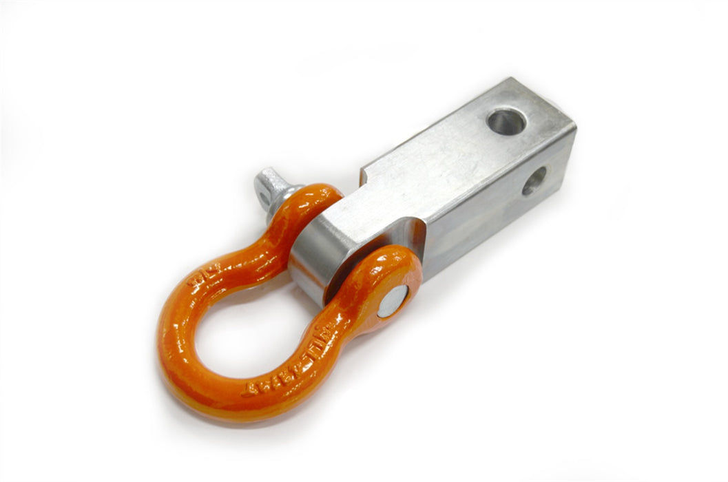 Mile Marker 60-65000C D Ring Hitch Receiver 3/4 Inch Steel Orange Zinc Coated Dual Sided Mounting Mile Marker - Truck Part Superstore