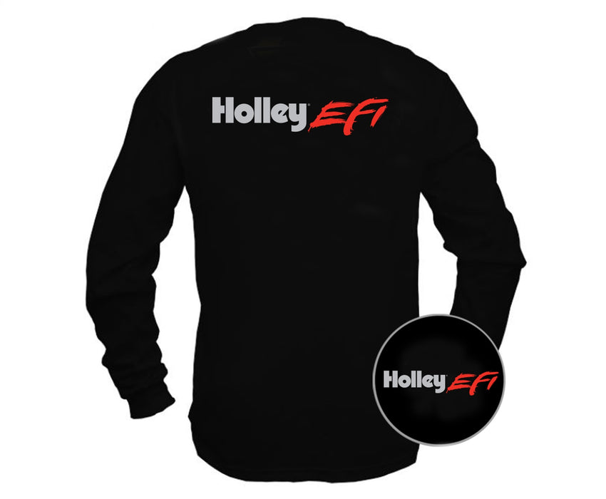 Holley 10045-XXXLHOL EFI T-Shirt; Holley EFI; Mens; Long Sleeve Black; XXXLarge; - Truck Part Superstore