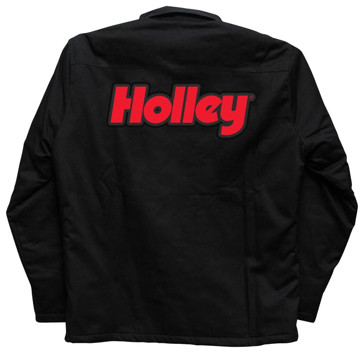 Holley 10359-MDHOL Holley Shop Jacket; Black; Long Sleeve; Medium; - Truck Part Superstore