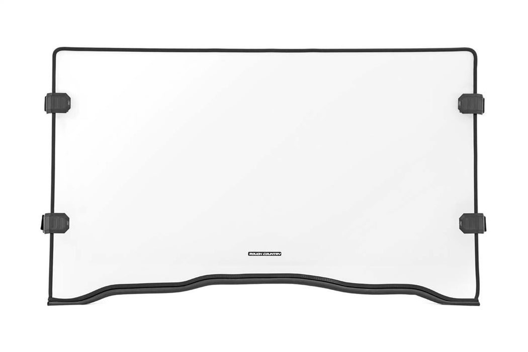Rough Country 98162020 Honda Scratch Resistant Full Windshield 2016-2020 Pioneer 1000 Rough Country - Truck Part Superstore