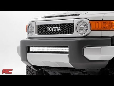 Rough Country 70652CD Toyota 30 Inch LED Bumper Kit Chrome Series w/ Cool White DRL (07-14 FJ Cruiser) Rough Country - Truck Part Superstore