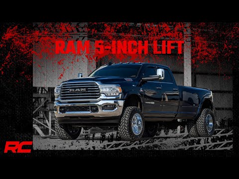 Rough Country 37830 5.0 Inch Dodge Radius Arm Suspension Lift Kit w/AISIN Transmission (19-20 Ram 3500 4WD Diesel) Rough Country - Truck Part Superstore