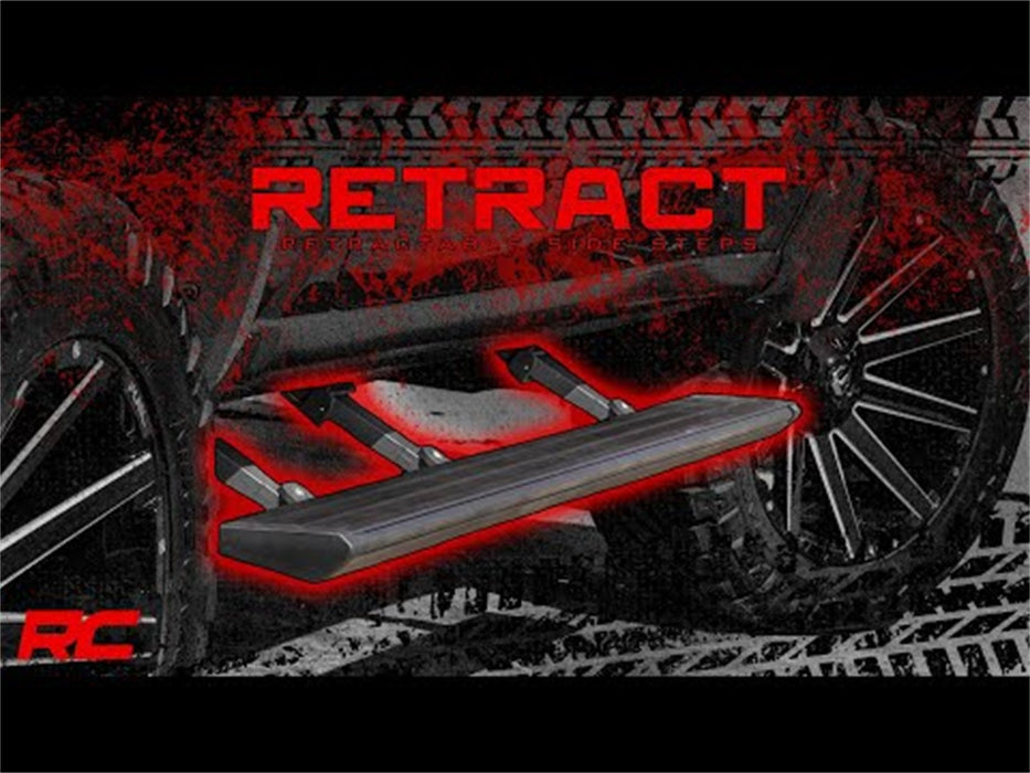 Rough Country PSB51920 Retract Step Kit Lighted Crew Cab 19-22 Chevy/GMC 1500/2500HD Rough Country - Truck Part Superstore