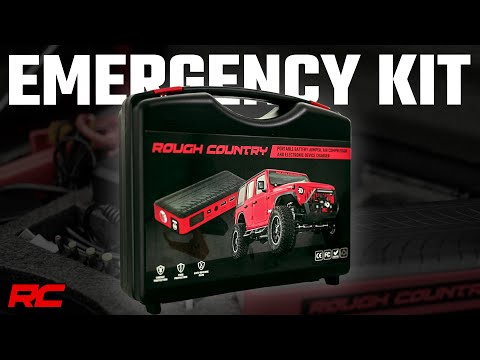 Rough Country 99015 Portable Jump Starter w/Air Compressor Rough Country - Truck Part Superstore