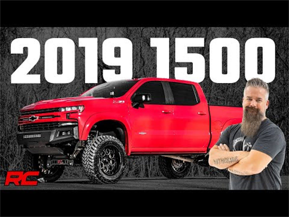 Rough Country 10757A High Clearance Front Bumper LED Lights and Skid Plate 19-22 Chevy Silverado 1500 Rough Country - Truck Part Superstore