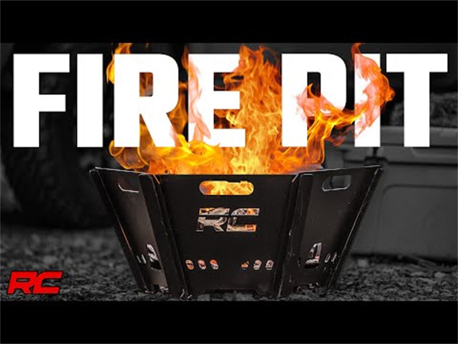 Rough Country 117513A Overland Collapsible Fire Pit w/Carry Bag Rough Country - Truck Part Superstore