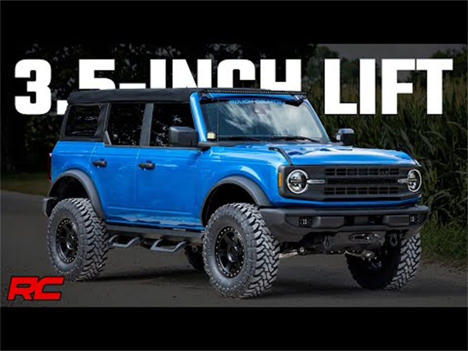Rough Country 51027 3.5 Inch Lift Kit 21-22 Ford Bronco 4WD Rough Country - Truck Part Superstore