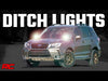 Rough Country 70870 Subaru 2-inch LED Lower Windshield Ditch Kit 14-18 Forester Spot and Flood Beam Rough Country - Truck Part Superstore