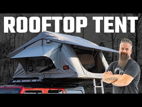 Rough Country 99049 Roof Top Tent Rack Mount 12 Volt Accessory w/Ladder Extension and LED Light Kit Rough Country - Truck Part Superstore