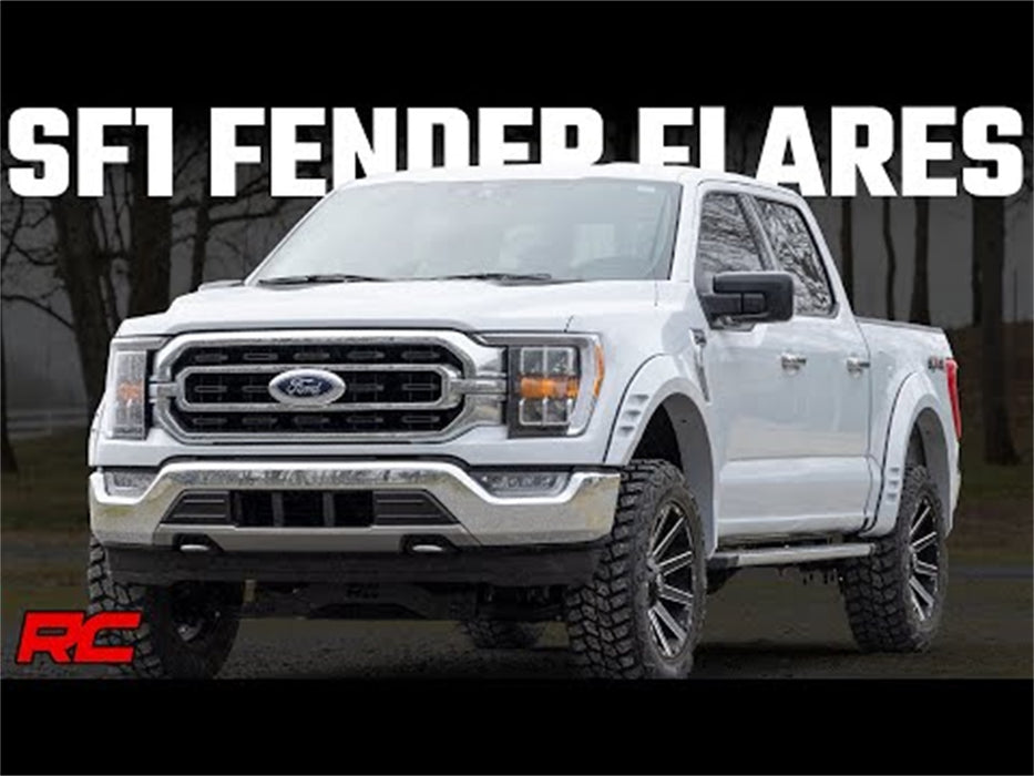 Rough Country F-F320210 SF1 Pocket Fender Flares 21-22 Ford F-150 2WD/4WD Rough Country - Truck Part Superstore