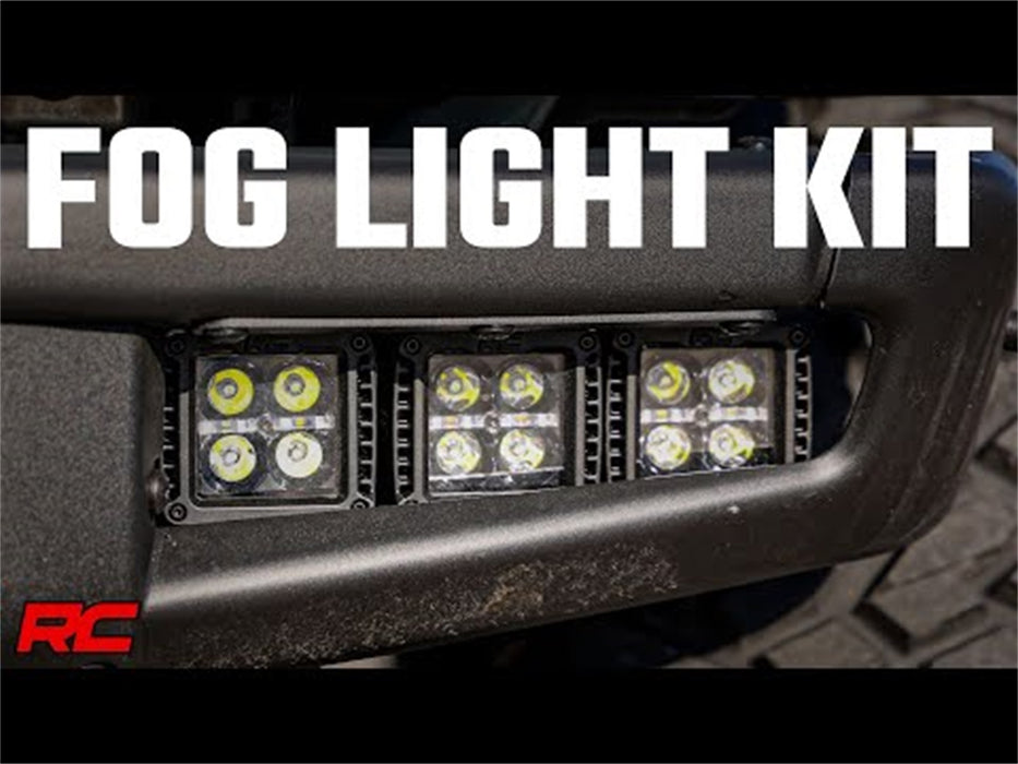 Rough Country 51085 LED Fog Light Kit - Truck Part Superstore