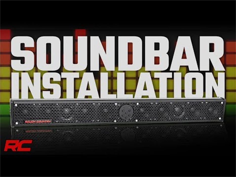 Rough Country 99500 Bluetooth Soundbar; 10 Speaker; Waterproof; UTV/ATV; - Truck Part Superstore