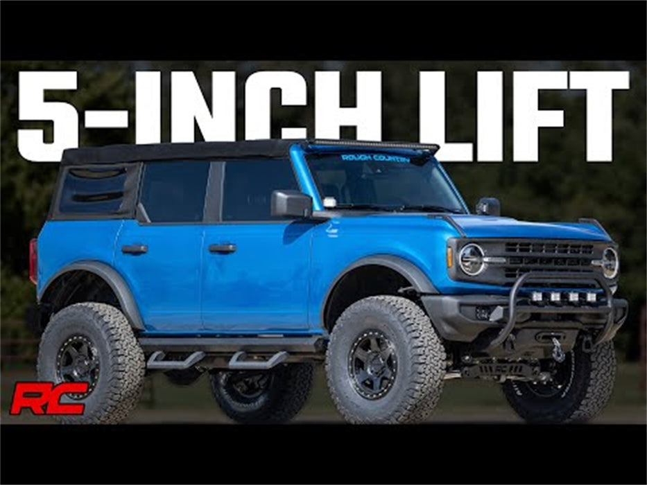 Rough Country 41100 5 Inch Lift Kit 21-22 Ford Bronco 4WD Rough Country - Truck Part Superstore
