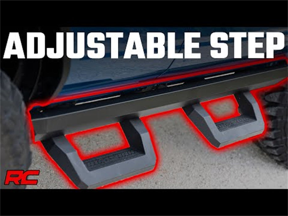 Rough Country 52003 SR2 Adjustable Aluminum Step 21-22 Ford Bronco 4WD Rough Country - Truck Part Superstore