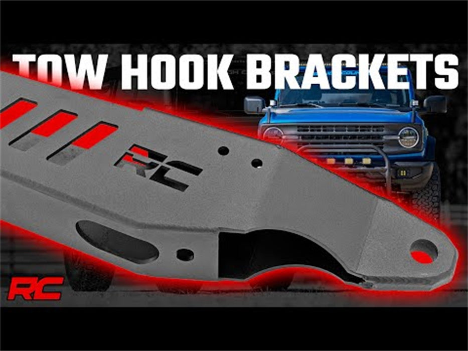 Rough Country RS171 Tow Hook Brackets 21-22 Ford Bronco 4WD Rough Country - Truck Part Superstore