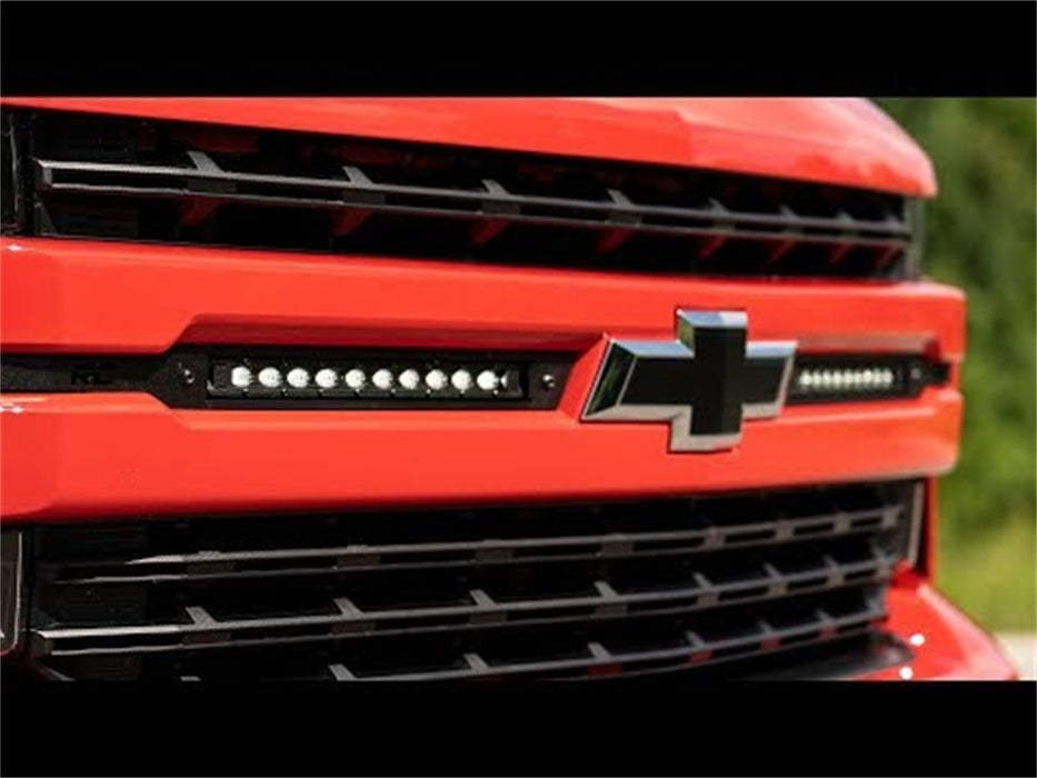 Rough Country 70818 Chevy Dual 10 Inch LED Grille Kit Chrome Series 19-20 Silverado 1500 Rough Country - Truck Part Superstore