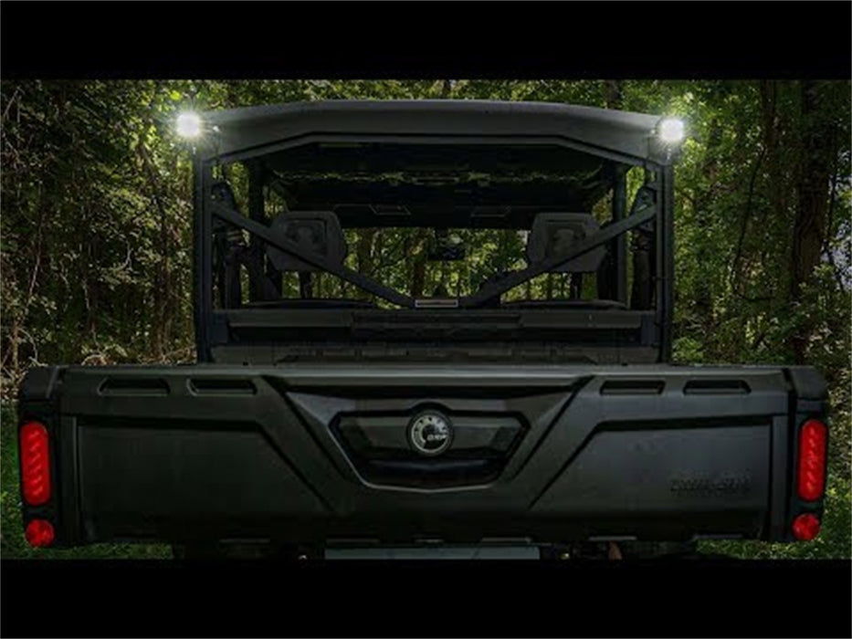 Rough Country 71011 Can-Am Defender Rear Facing 2 Inch Black-Series LED Kit 16-20 Defender Rough Country - Truck Part Superstore