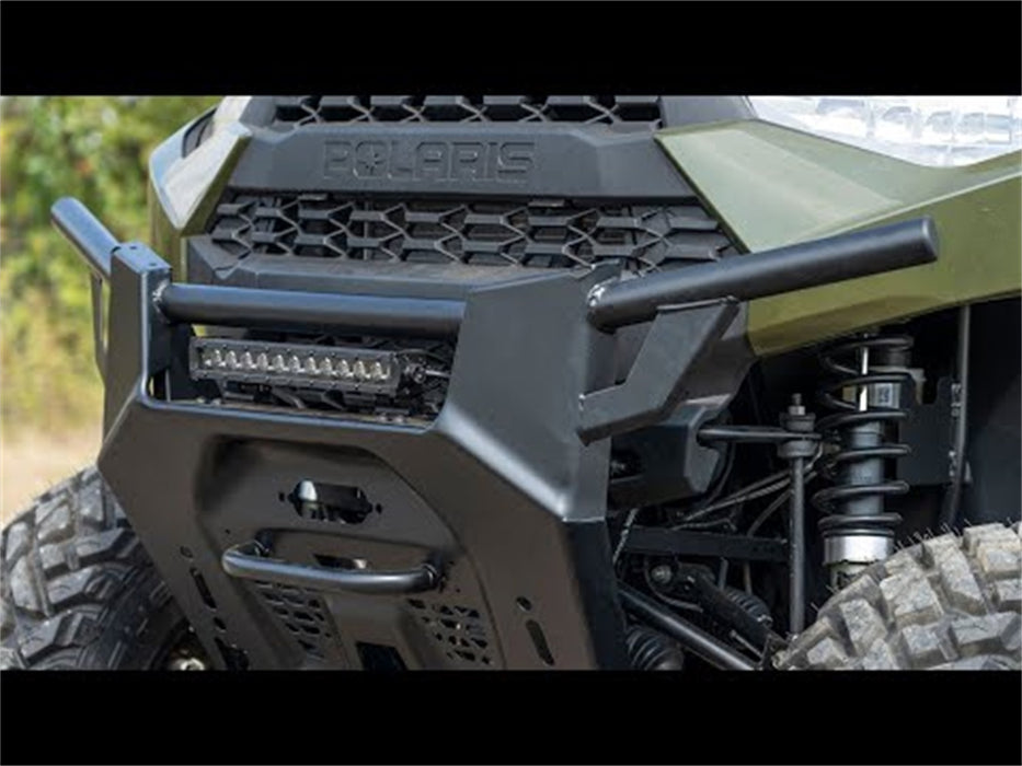 Rough Country 93027 Polaris 12-Inch LED Bumper Kit Black Series w. White DRL 19-20 Ranger Rough Country - Truck Part Superstore