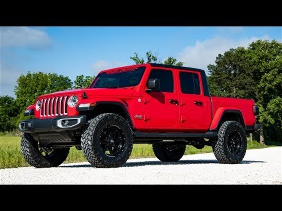 Rough Country 64950 Jeep Gladiator 3.5 Inch Jeep Suspension Lift Kit Coil Springs Vertex Reservoir Shocks For 20-Pres Jeep Gladiator Rough Country - Truck Part Superstore
