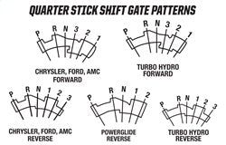 Hurst 3162023 Pistol-Grip Quarter Stick® Automatic Shifter Kit - Truck Part Superstore
