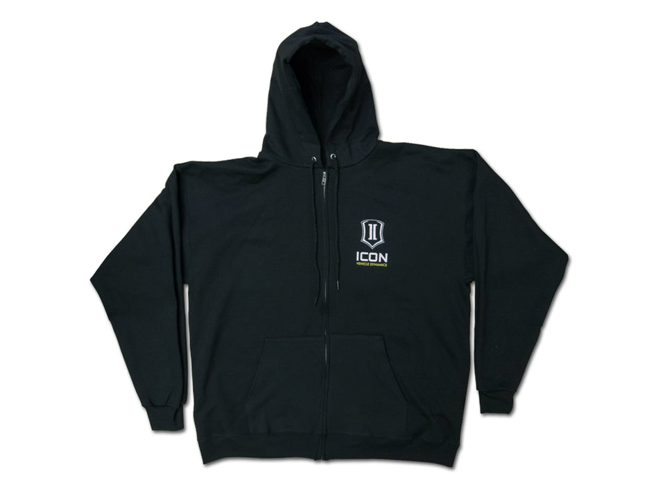 ICON Vehicle Dynamics ICON-HOODY-STD-BLK-XL ICON STANDARD HOODY BLACK - SIZE XLARGE - Truck Part Superstore