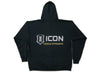 ICON Vehicle Dynamics ICON-HOODY-STD-BLK-XL ICON STANDARD HOODY BLACK - SIZE XLARGE - Truck Part Superstore
