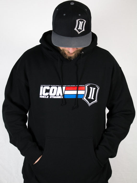 ICON Vehicle Dynamics ICON-HOODY-GI-BLK-L ICON GI HOODY BLACK - SIZE LARGE - Truck Part Superstore