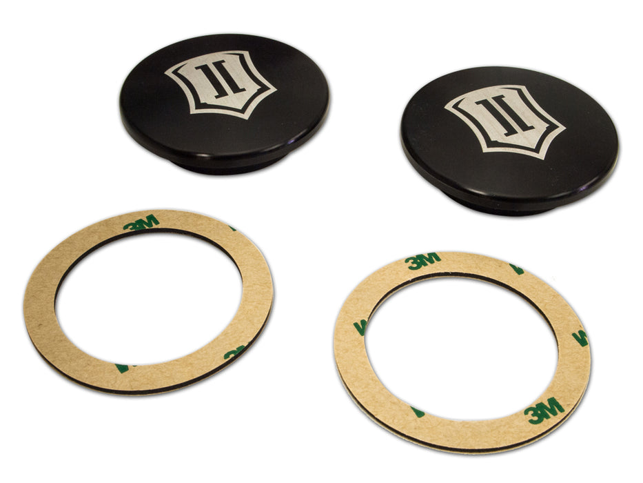 ICON Vehicle Dynamics 191011 TUBULAR UPPER CONTROL ARM BILLET CAP SET - Truck Part Superstore