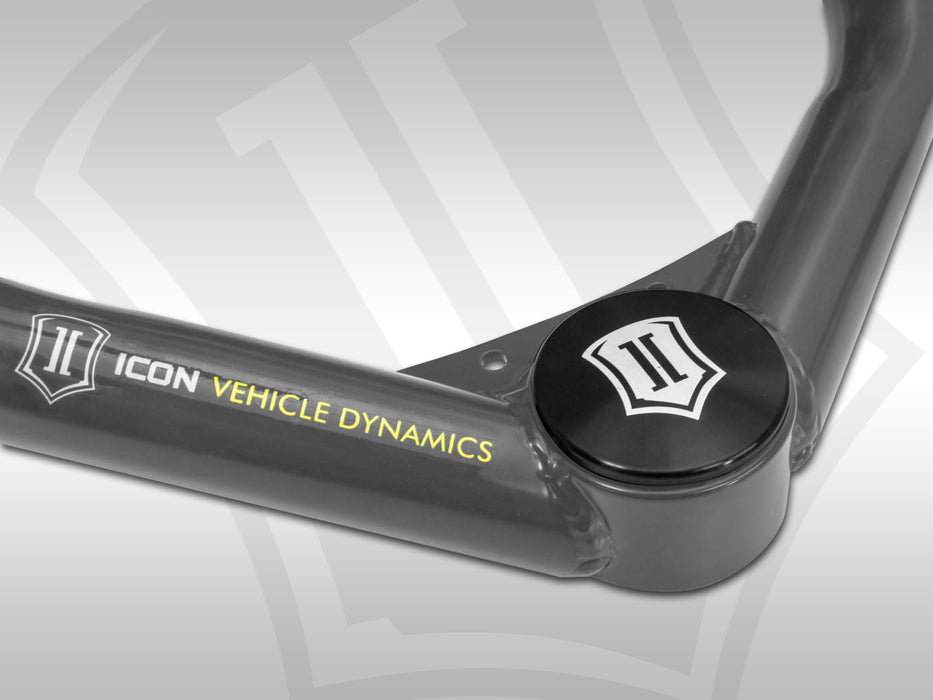 ICON Vehicle Dynamics 191011 TUBULAR UPPER CONTROL ARM BILLET CAP SET - Truck Part Superstore