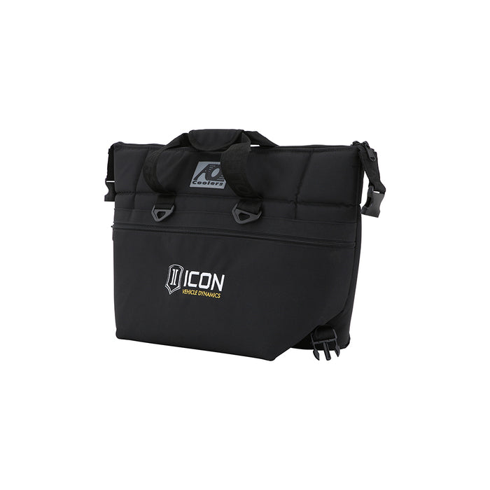 ICON Vehicle Dynamics ICON-2142-STL-BL-24PK 24PK CANVAS AO COOLER WITH STANDARD ICON LOGO - Truck Part Superstore
