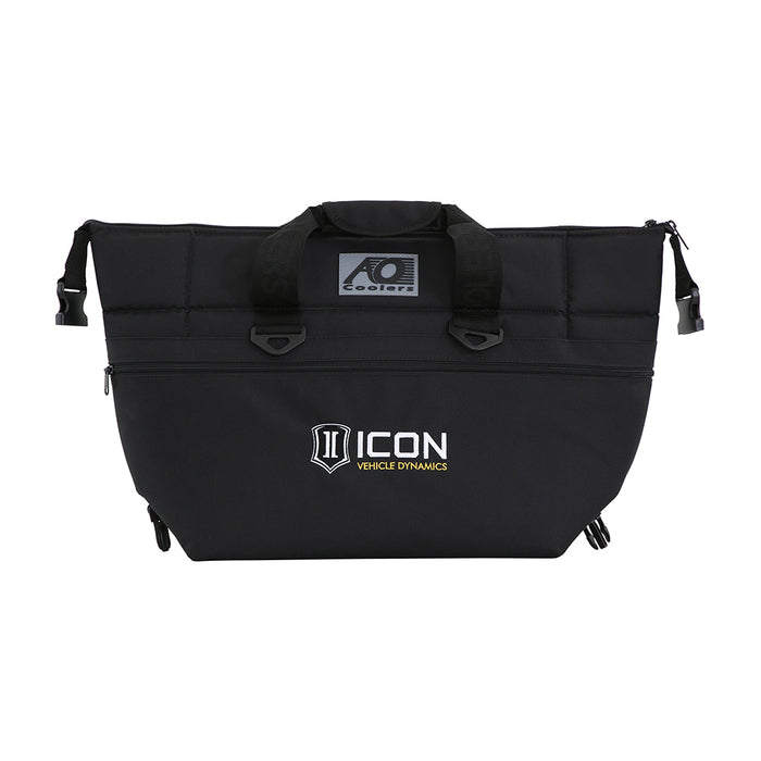 ICON Vehicle Dynamics ICON-2142-STL-BL-24PK 24PK CANVAS AO COOLER WITH STANDARD ICON LOGO - Truck Part Superstore