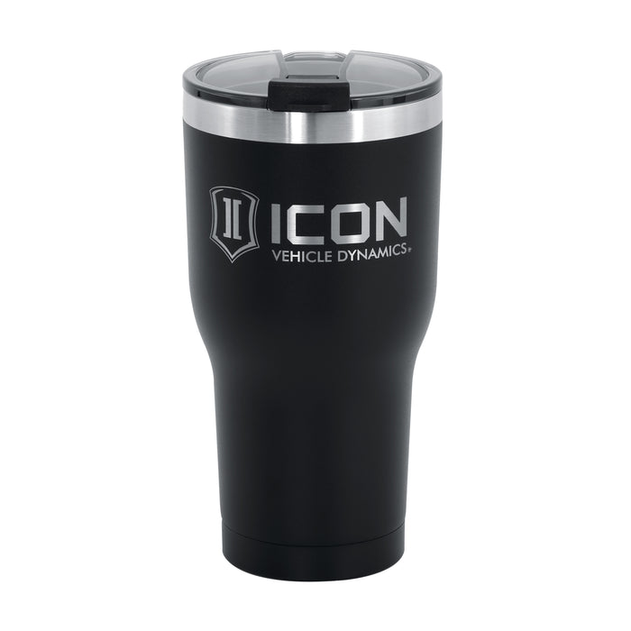 ICON Vehicle Dynamics ICON-2141-STL-BL-30OZ 30OZ TUMBLER WITH STANDARD ICON ENGRAVED LOGO - Truck Part Superstore