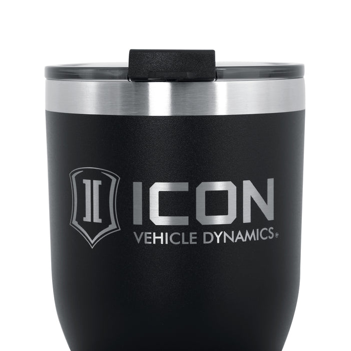 ICON Vehicle Dynamics ICON-2141-STL-BL-30OZ 30OZ TUMBLER WITH STANDARD ICON ENGRAVED LOGO - Truck Part Superstore