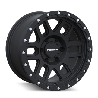 MAYHEM 8304-2981MB12 DELTA 8304 MATTE BLACK W/MATTE BLACK LIP 20X9 8-165.1 -12MM 125.2MM - Truck Part Superstore