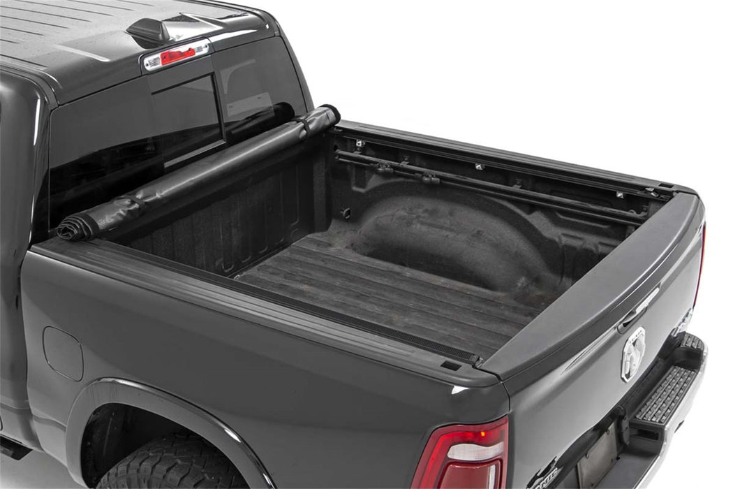 Rough Country 48320550 RAM Soft Roll-Up Bed Cover 5 Foot 5 Inch Bed For 19-Pres RAM 1500 Rough Country - Truck Part Superstore