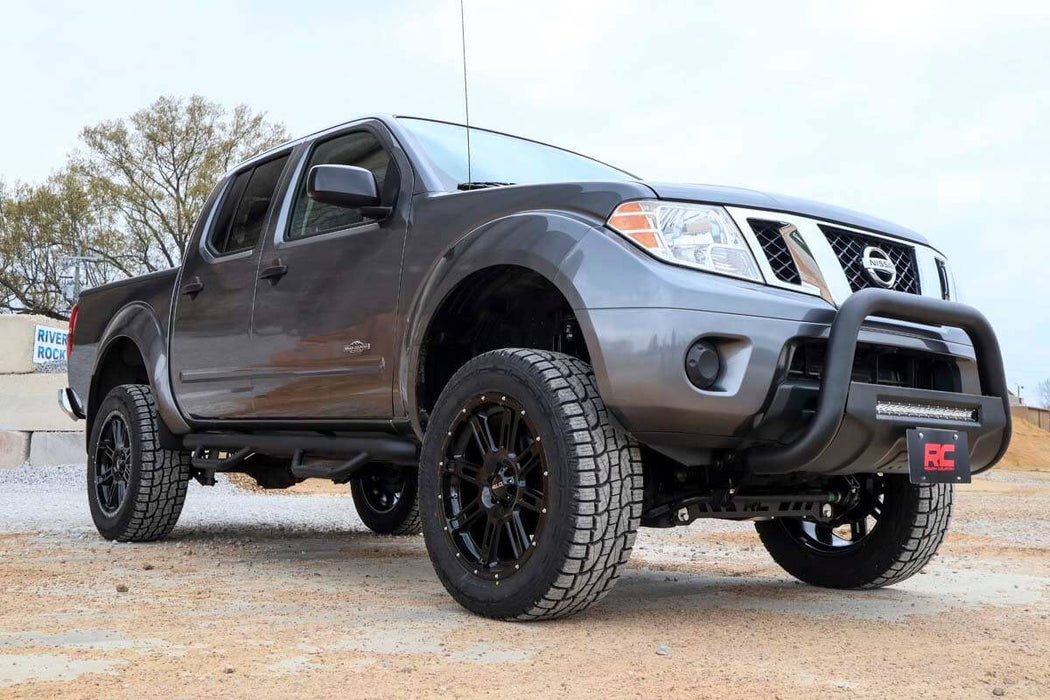 Rough Country B-N4150 Nissan 05-19 Frontier Bull Bar w/LED Light Bar Black Rough Country - Truck Part Superstore