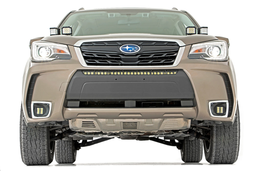 Rough Country 70863 Subaru 30 Inch LED Bumper Kit (14-18 Forester Black Series) Rough Country - Truck Part Superstore